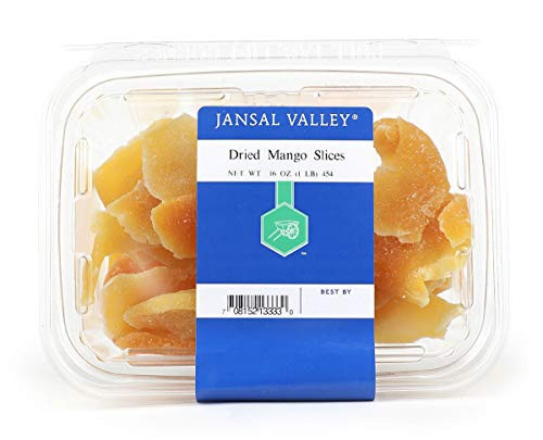 Jansal Valley Dried Mango Slices 1 Pound Jansal Valley Dried Mango Slices 1 Pound