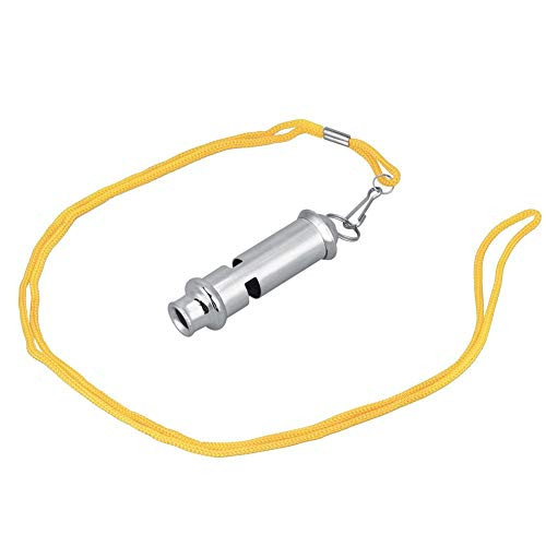 Stainless Steel Ultrasonic Pigeon Whistle with Lanyard Dog Training Whistle Pet Behavior Training Tool for Bird Pigeon Parrot