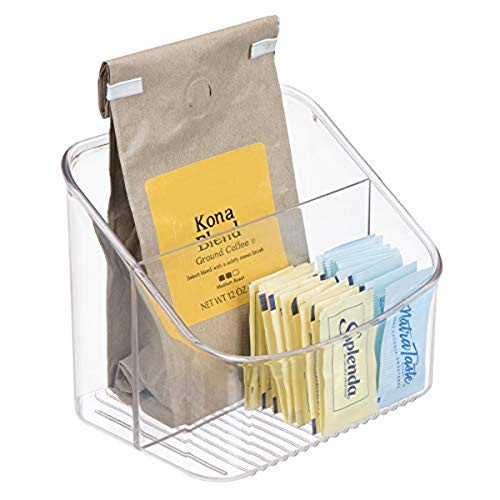 iDesign Linus BPA Free Plastic 2 Tier Packet Organizer  6  x 4 25  x 5 1   2 Section