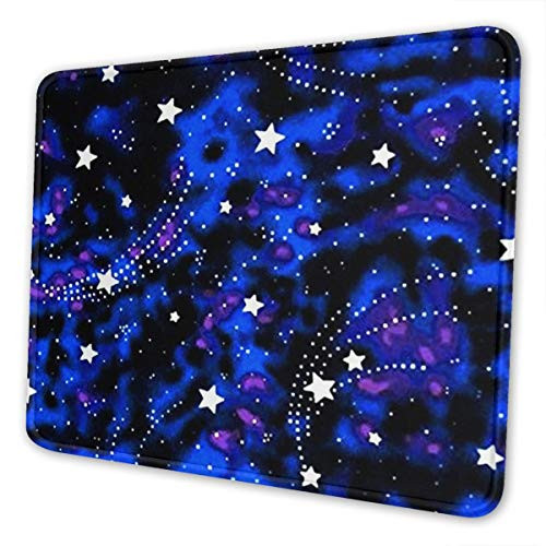Mouse Pad  Blue Purple Shooting Stars Mouse Mat  Waterproof Office Mouse Pad