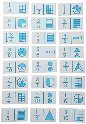 Didax Educational Resources Hands On Math Fraction Dominoes  24 pcs