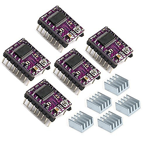 HiLetgo 5pcs DRV8825 Stepper Motor Driver Module for 3D Printer RepRap 4 RAMPS1 4 StepStick HiLetgo 5pcs DRV8825 Stepper Motor Driver Module for 3D Printer RepRap 4 RAMPS1 4 StepStick
