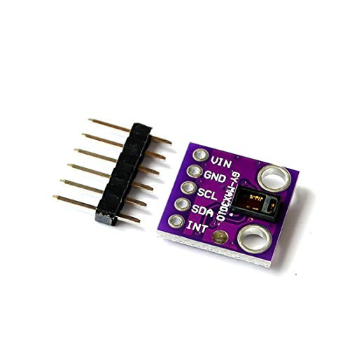 HiLetgo MAX30102 Low Power Heart Rate Click Sensor Breakout Board Module for Arduino Pulse Oximetry Solution SpO2 Replace MAX30100