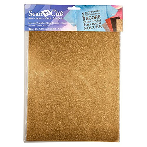 Brother ScanNCut CATG01 Iron-On Transfer Glitter Sheets