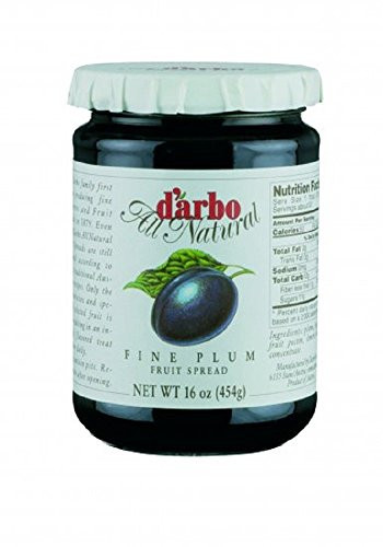 d arbo All Natural Fine Plum Fruit Spread  16 Ounce
