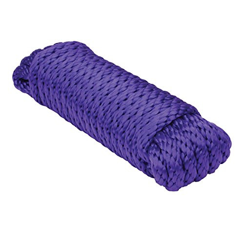 Extreme Max 3008 0256 Purple 1 2  x 25  Solid Braid MFP Utility Rope