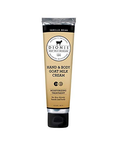 Dionis Hand   Body Cream 3 3 Oz  Vanilla Bean