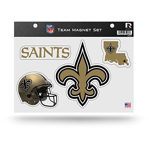 NFL Rico Industries Die Cut Team Magnet Set Sheet  New Orleans Saints