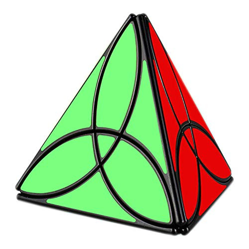 Willking Clover Pyramid Magic Cube 3 Leaf Tetrahedron Puzzle Cubo Magico Educational Toys Black Willking Clover Pyramid Magic Cube 3 Leaf Tetrahedron Puzzle Cubo Magico Educational Toys Black