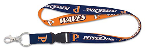 Pepperdine University Waves Premium Lanyard Key Chain