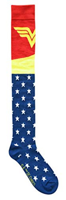 HYP DC Comics Classic Wonder Woman Over the Knee Long Thigh High Socks Shoe Size 4 10 HYP DC Comics Classic Wonder Woman Over the Knee Long Thigh High Socks Shoe Size 4 10