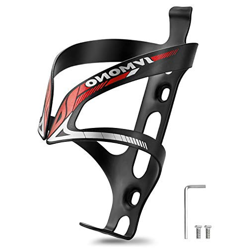 Suruid Bicycle Water Bottle Cages  Lightweight Bicycle Alloy Aluminum Water Bottle Holder  Road  Mountain Bicycle Water Bottle Cage Red