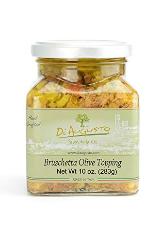 Di Augusto Bruschetta Olive Topping 10 oz   283 g   Glass jar  Pack of 1