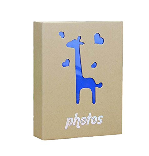 Wei Long Kraft Photo Album Hold 100 Pockets  5 x7  Photos   Giraffe