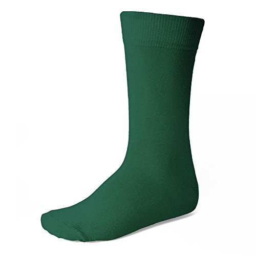TieMart Men s Hunter Green Socks