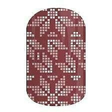 Jamberry Nails Half Sheet Nail Wrap Marsala Mittens  Retired