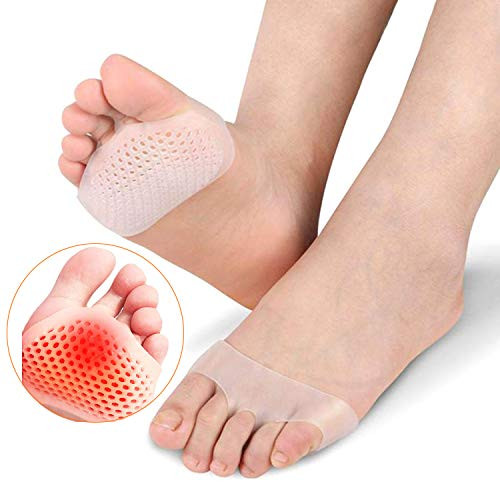 Ball of Foot Cushions Metatarsal Pads Mortons Neuroma Pads Metatarsal Pads for Men Ball of Foot for Foot Pain Relief Metatarsal Pads for Women Foot Pain Forefoot pad Gel Forefoot cushionrelief 4pcs