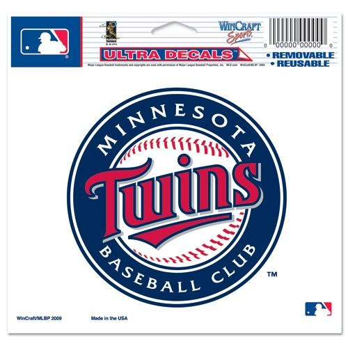 WinCraft MLB Minnesota Twins 14422010 Multi Use Colored Decal  5  x 6