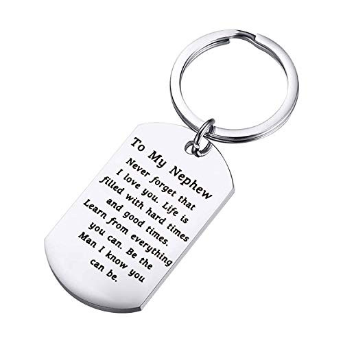 to My Niece Gift Nephew Dog Tag Keychain Inspirational Niece Gifts from Aunt Uncle Never Forget That I Love You Encouragement Gifts to my nephew to My Niece Gift Nephew Dog Tag Keychain Inspirational Niece Gifts from Aunt Uncle Never Forget That I Love You Encouragement Gifts to my nephew