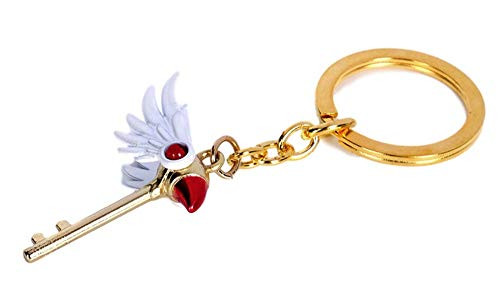 GK O Anime Card Captor Sakura Kinomoto Sakura Star Wand Keyring Necklace Pendant Key Chain Keychain GK O Anime Card Captor Sakura Kinomoto Sakura Star Wand Keyring Necklace Pendant Key Chain Keychain
