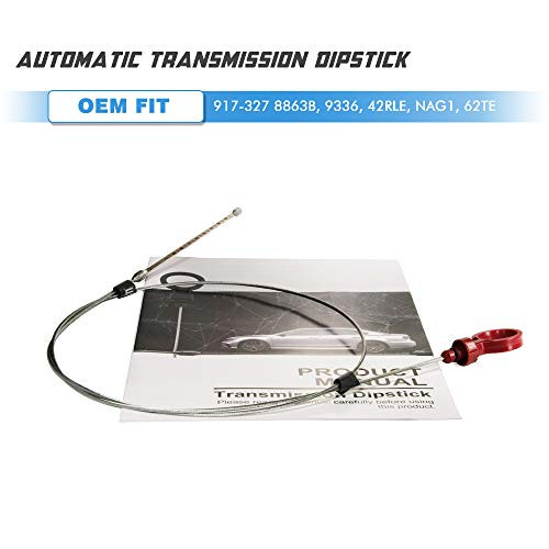 A ABIGAIL Automatic Transmission Oil Dipstick Tool for Chrysler Jeep Dodge with Directions Cross Ref  8863B  9336  9336A 42RLE  NAG1  45RFE  62TE 2 7 3 5 3 6 5 7 6 1 6 4