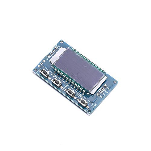 DEVMO Signal Generator PWM Pulse Frequency Duty Cycle Adjustable Module LCD Display Compatible with Arduino Raspberry Pi
