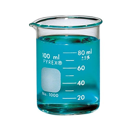 PYREX Griffin Low Form 100mL Beaker Graduated Ea PYREX Griffin Low Form 100mL Beaker Graduated Ea