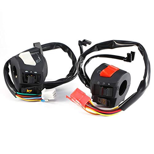 Handlebar Switch  2 pcs DC 12V Universal 7 8   Motorcycle Handlebar Horn Turn Signal Light Control Switch
