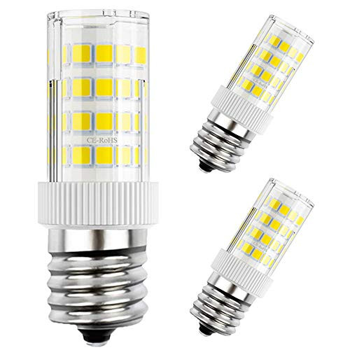 OHLGT E17 LED Bulb for Microwave Oven Appliance  4 Watt  40W Halogen Bulb Equivalent   Daylight White 6000K  350LM  Pack of 3