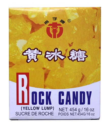 ??? Lung Po Rock crystals Candy Sugar  Yellow Lump Raw Cane Sugar  16oz x3pk
