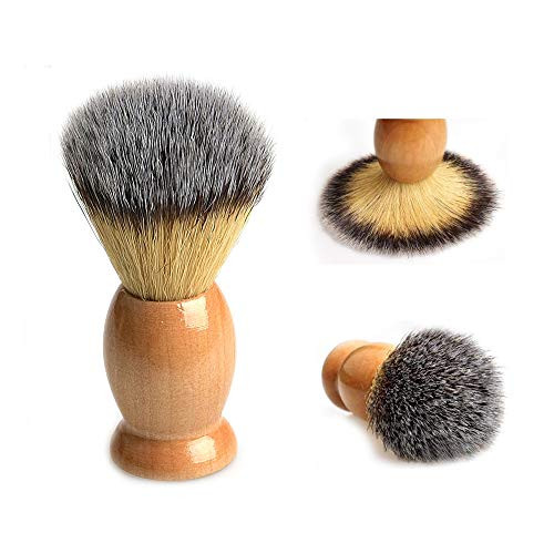 JIAMEI Upgraded 100 Pure Badger Shaving Brush For Men With Classic Color Top Wooden handle  The Best shaving Brush The Best Shave of Life