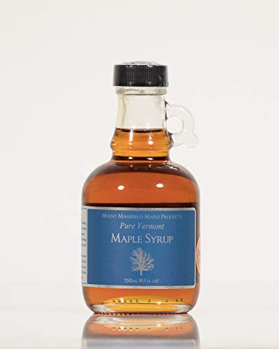Mansfield Maple Pure Vermont Maple Syrup Golden Delicate  Vermont Fancy   250ml Glass Bottle