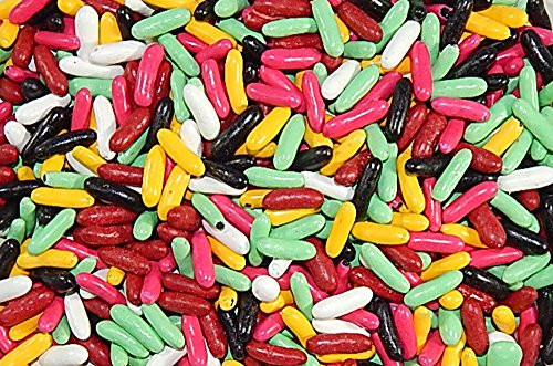 Sconza Licorice Pastels Candy Coated Black Licorice 1 Pound 16 OZ Sconza Licorice Pastels Candy Coated Black Licorice 1 Pound 16 OZ