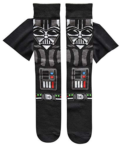 Star Wars Darth Vader Caped Men s Crew Socks Shoe Size 6 12