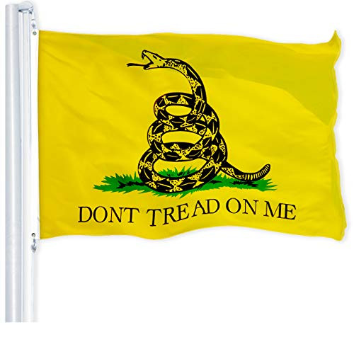 G128   Don t Tread on Me Gadsden Printed Flag 3x5 Feet