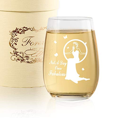 Not a Day Over Fabulous Funny Birthday Gifts for Women Mother s Day Christmas Birthday Wine Glass Gifts Ideas for Her Mom Wife Grandma Daughter Sister Aunt Friend BFF Coworker 12 oz Not a Day Over Fabulous Funny Birthday Gifts for Women Mother s Day Christmas Birthday Wine Glass Gifts Ideas for Her Mom Wife Grandma Daughter Sister Aunt Friend BFF Coworker 12 oz