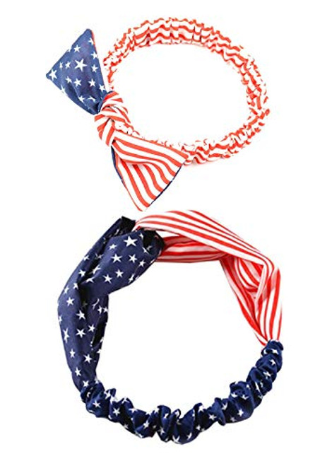 ZCYYYS Women Elastic Flag Headband with Bow Hair Band for 4th of July Headbands Head Wrap Hair Accessories TS2020 Baby Adult Cross ZCYYYS Women Elastic Flag Headband with Bow Hair Band for 4th of July Headbands Head Wrap Hair Accessories TS2020 Baby Adult Cross