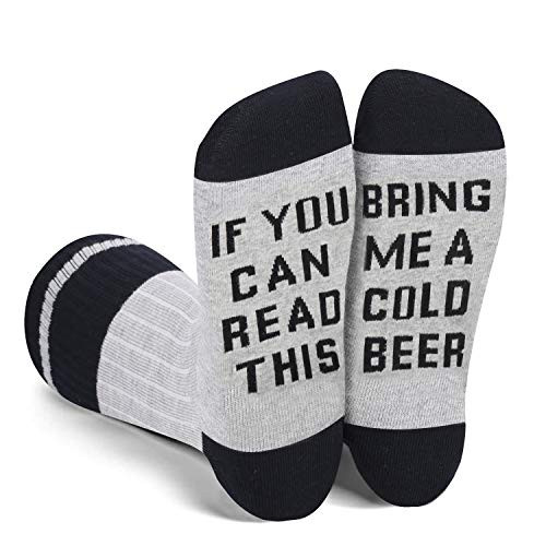 Funny Saying If You Can Read This Bring Me Beer Socks Funny Novelty Beer Socks Gifts For Women Beer Lover