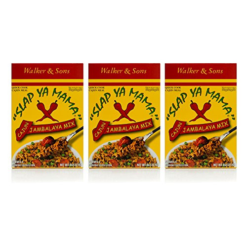 Slap Ya Mama Louisiana Style Jambalaya Dinner Mix  Quick and Easy Cajun Meal  8 Ounce Box  Pack of 3