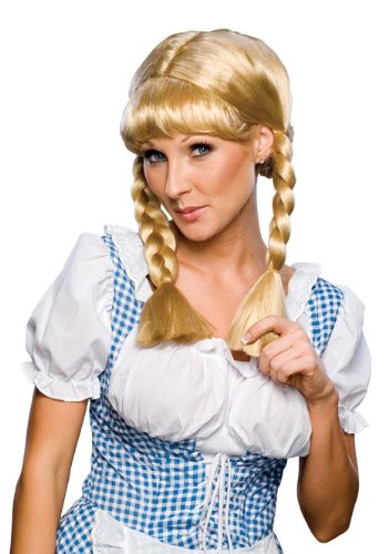 Rubie s womens Blond Cowgirl Wig Party Supplies  Multicolor  One Size US