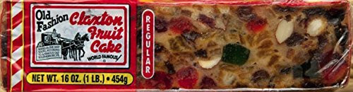 FRUIT CAKE Regular  1 lb Regular Recipe Claxton Fruitcake