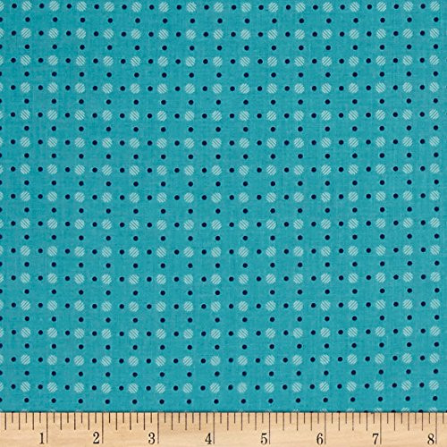 Riley Blake Designs Riley Blake Bee Basics Polka Dot Turquoise Fabric By The Yard