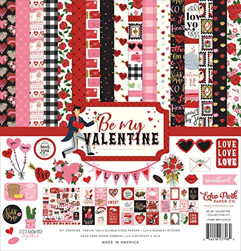 ECHO PARK PAPER COMPANY BE MY VALENT COLLECT 12X12 KIT  Be My Valentine