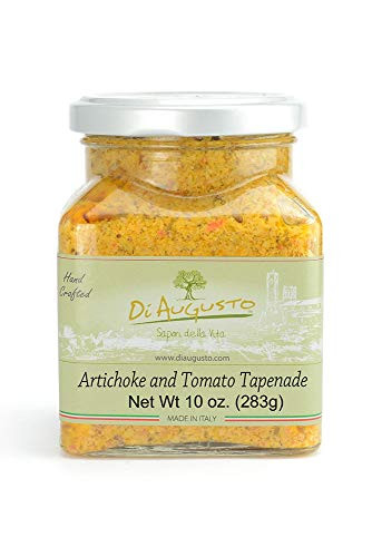 Di Augusto Artichoke and Tomato Tapenade 10 oz   283 g  Glass Jar  Pack of 1