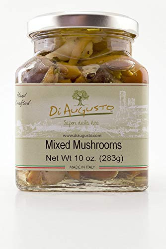 Di Augusto Mixed Mushrooms with Porcini 10 oz   283 g   Glass Jar  Pack of 1