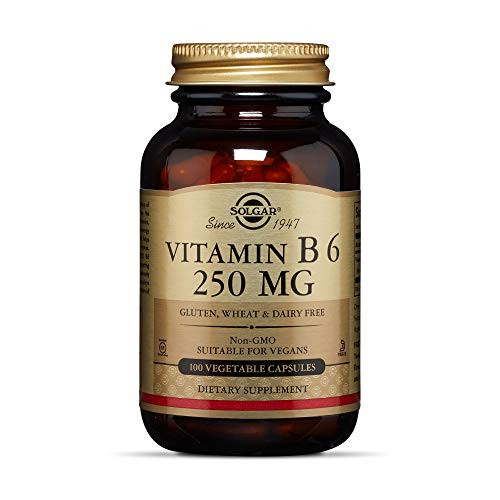 Solgar Vitamin B6 250 mg 100 Vegetable Capsules Solgar Vitamin B6 250 mg 100 Vegetable Capsules