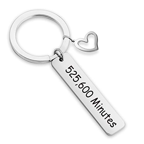 EIGSO Rent Season of Love 525 600 Minutes Keychain Inspirational Gift Broadway Musical Jewelry Theater Gift for Her EIGSO Rent Season of Love 525 600 Minutes Keychain Inspirational Gift Broadway Musical Jewelry Theater Gift for Her