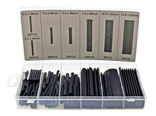 Cal Hawk CZWR127 127Pc Heat Shrinkable Wire Wrap Assortment