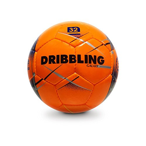 Futsal Indoor, Official Size 4, Galaxy Soccer Ball, Orange.