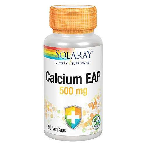 Solaray Calcium EAP 500 mg   Aminoethyl Phosphate for Healthy Immune System Support   Lab Verified   60 VegCaps